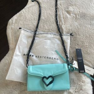 AIMEE KESTENBERG Crossbody bag, 8 x 5 removal chain 23”NWT  beautiful color